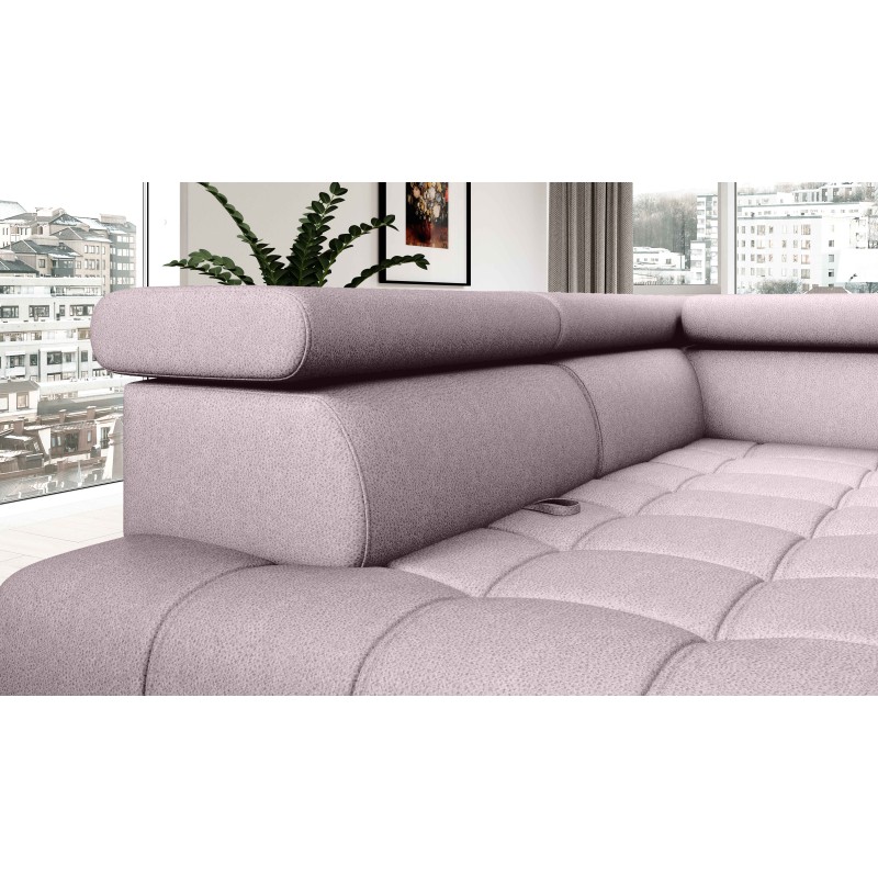 Baggio Right-Hand Corner Sofa - Versailles Edition in Letto 60 Powder Pink Fabric Baggio Right-Hand Corner Sofa - Versailles Edition in Letto 60 Powder Pink Fabric