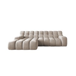 CAMPILIE L Free-standing Left-sided Corner Sofa with Electric Adjustment in Eden 04 Fabric, VERSAILLES Edition
