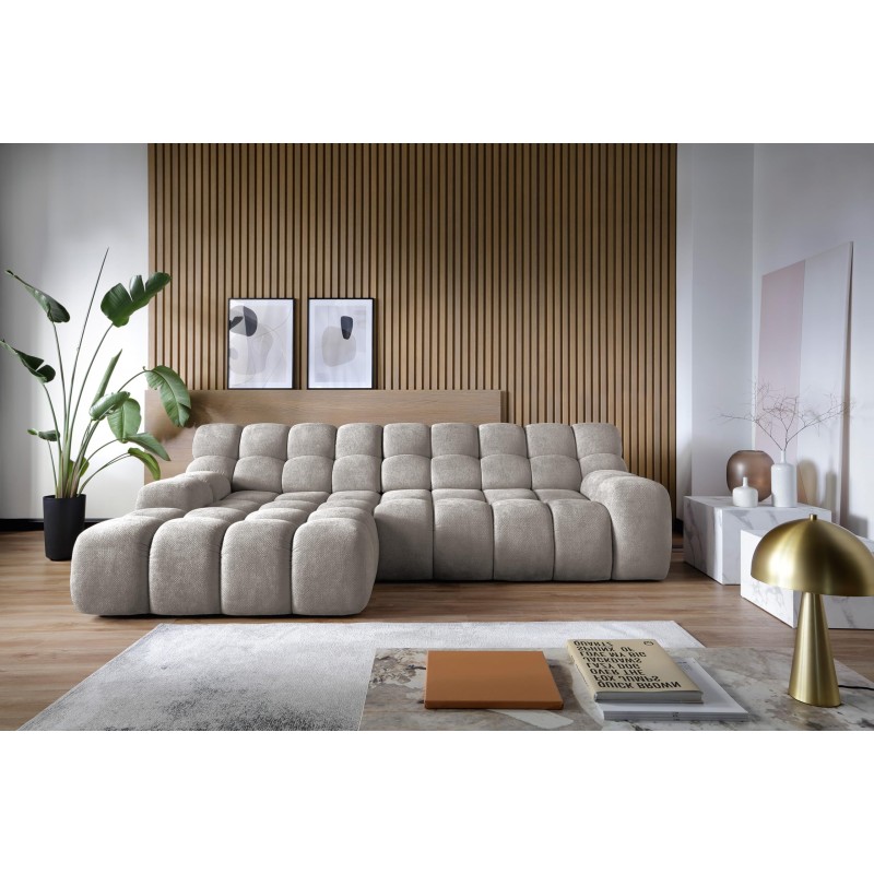 CAMPIL L Freestanding Left-Hand Corner Sofa with Electric Adjustment in Eden 07 Fabric - VERSAILLES Edition CAMPIL L Freestanding Left-Hand Corner Sofa with Electric Adjustment in Eden 07 Fabric - VERSAILLES Edition