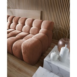 CAMPILLE L Free-Standing Left-Hand Corner with Electric Adjustment in Eden 10 Fabric VERSAILLES CAMPILLE L Free-Standing Left-Hand Corner with Electric Adjustment in Eden 10 Fabric VERSAILLES