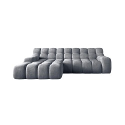 CAMPILE L Free-Standing Left-Handed Corner Sofa with Electric Adjustment in Eden 19 Fabric VERSAILLES