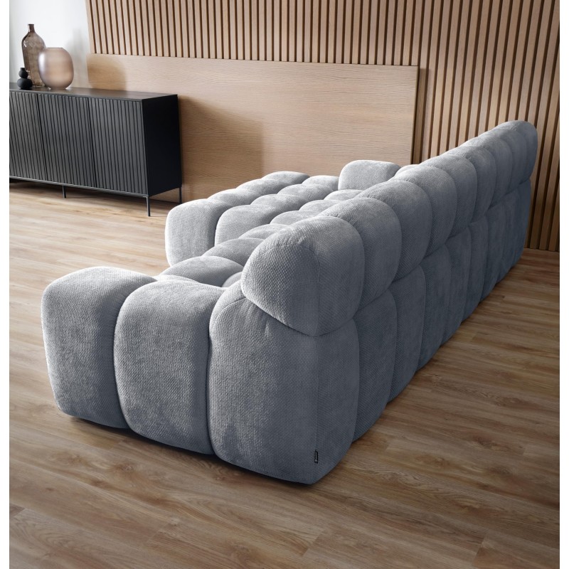 CAMPILE L Free-Standing Left-Handed Corner Sofa with Electric Adjustment in Eden 19 Fabric VERSAILLES CAMPILE L Free-Standing Left-Handed Corner Sofa with Electric Adjustment in Eden 19 Fabric VERSAILLES