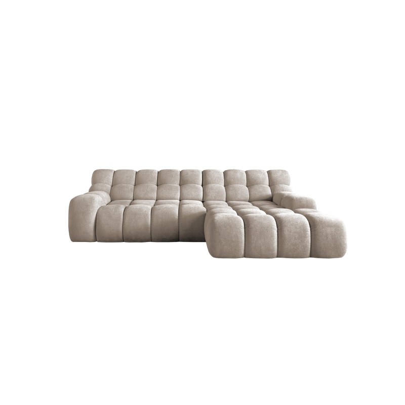 CAMPIL L Free-Standing Right-Hand Corner Sofa with Electric Adjustment in Eden 04 Fabric - VERSAILLES Edition