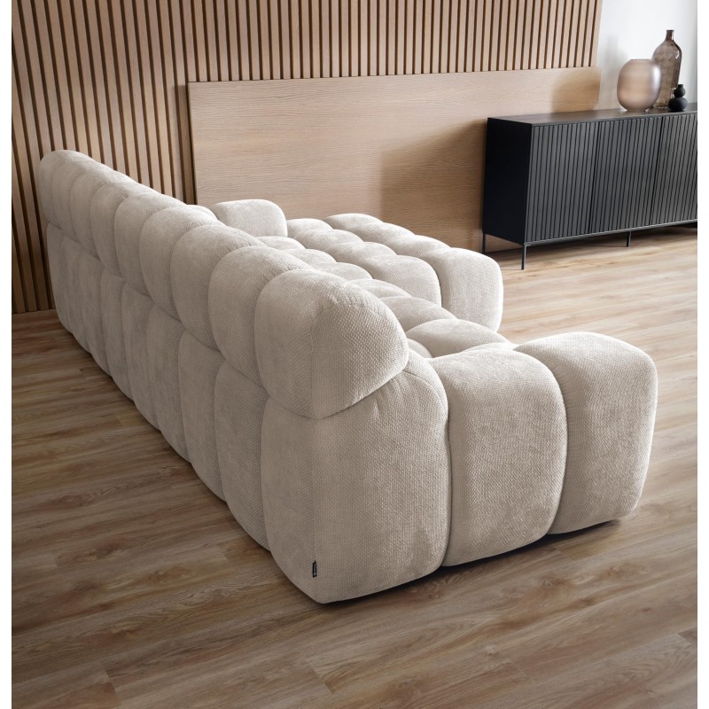 CAMPIL L Free-Standing Right-Hand Corner Sofa with Electric Adjustment in Eden 04 Fabric - VERSAILLES Edition CAMPIL L Free-Standing Right-Hand Corner Sofa with Electric Adjustment in Eden 04 Fabric - VERSAILLES Edition