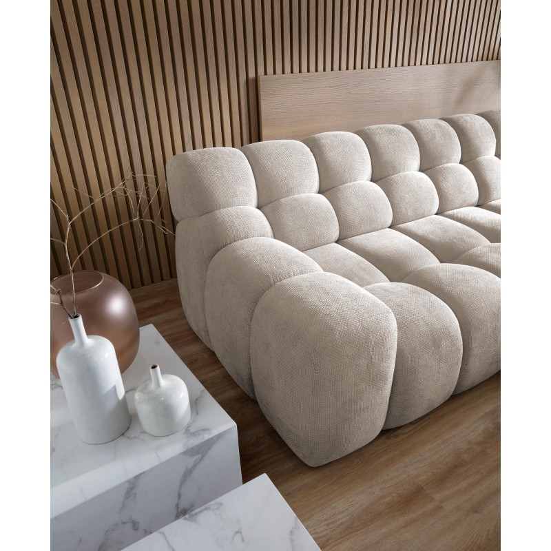CAMPIL L Free-Standing Right-Hand Corner Sofa with Electric Adjustment in Eden 04 Fabric - VERSAILLES Edition CAMPIL L Free-Standing Right-Hand Corner Sofa with Electric Adjustment in Eden 04 Fabric - VERSAILLES Edition