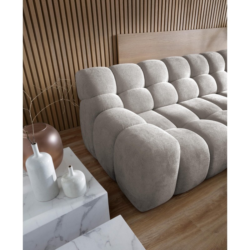 CAMPIL L Free-standing Right-hand Corner Sofa with Electric Adjustment in Eden 07 Fabric VERSAILLES CAMPIL L Free-standing Right-hand Corner Sofa with Electric Adjustment in Eden 07 Fabric VERSAILLES