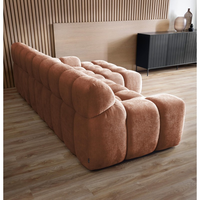 CAMPIL L Free-standing Right-hand Corner Sofa with Electric Adjustment in Eden 10 Fabric - VERSAILLES Edition CAMPIL L Free-standing Right-hand Corner Sofa with Electric Adjustment in Eden 10 Fabric - VERSAILLES Edition