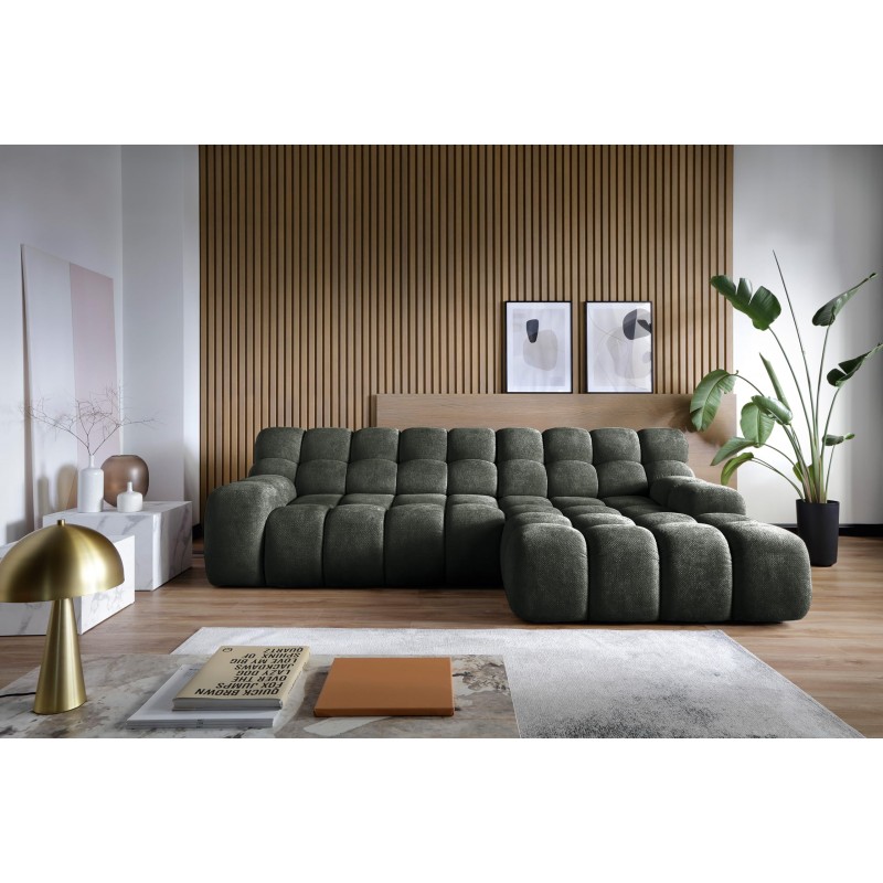 CAMPIL L Free-Standing Right-Hand Corner Sofa with Electric Adjustment in Eden 12 Fabric - VERSAILLES Edition CAMPIL L Free-Standing Right-Hand Corner Sofa with Electric Adjustment in Eden 12 Fabric - VERSAILLES Edition