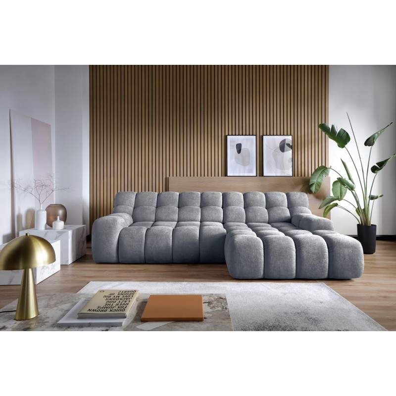 CAMPILE L Free-standing Right-hand Corner with Electric Adjustment in Eden 19 Fabric - VERSAILLES Edition CAMPILE L Free-standing Right-hand Corner with Electric Adjustment in Eden 19 Fabric - VERSAILLES Edition