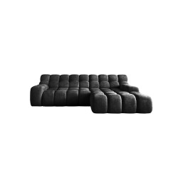 CAMPIL L Corner Freestanding Right-Sided with Electric Adjustment in Eden 21 Fabric VERSAILLES