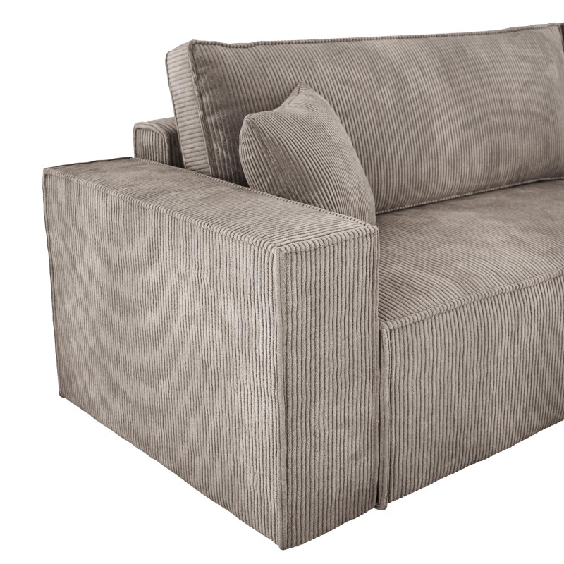 POSO XL Left-Handed Corner Set with Free-Standing Cushions in POSO 02 Fabric by WERSAL POSO XL Left-Handed Corner Set with Free-Standing Cushions in POSO 02 Fabric by WERSAL