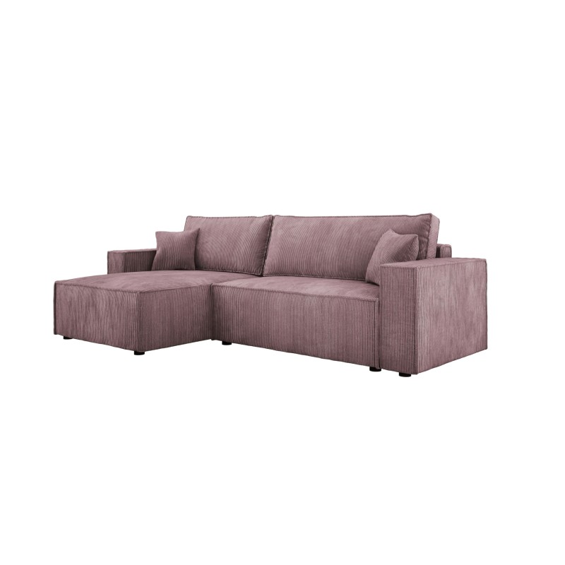 POSO XL Left-Hand Corner Set with Free-Standing Cushions in POSO 27 Fabric - VERSAILLES Edition