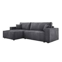 POSO XL Left-Handed Corner Set with Free-Standing Cushions in POSO 60 Fabric by WERSAL