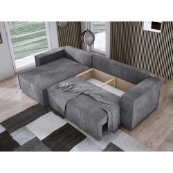 POSO XL Left-Handed Corner Set with Free-Standing Cushions in POSO 60 Fabric by WERSAL POSO XL Left-Handed Corner Set with Free-Standing Cushions in POSO 60 Fabric by WERSAL