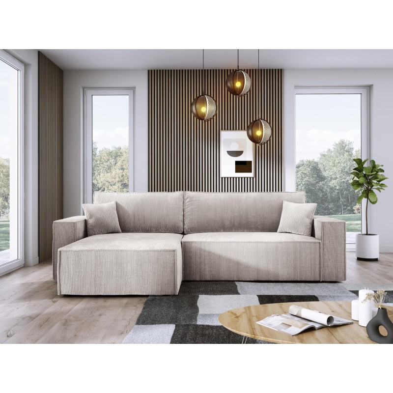 POSO XL Left-Handed Corner Set with Free-Standing Cushions in POSO 100 Fabric - Versailles Edition POSO XL Left-Handed Corner Set with Free-Standing Cushions in POSO 100 Fabric - Versailles Edition