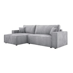 POSO XL Left-Hand Corner Set with Standalone Cushions in POSO 110 Fabric - Versailles Edition