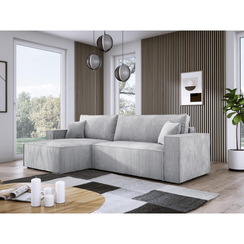 POSO XL Left-Hand Corner Set with Standalone Cushions in POSO 110 Fabric - Versailles Edition POSO XL Left-Hand Corner Set with Standalone Cushions in POSO 110 Fabric - Versailles Edition