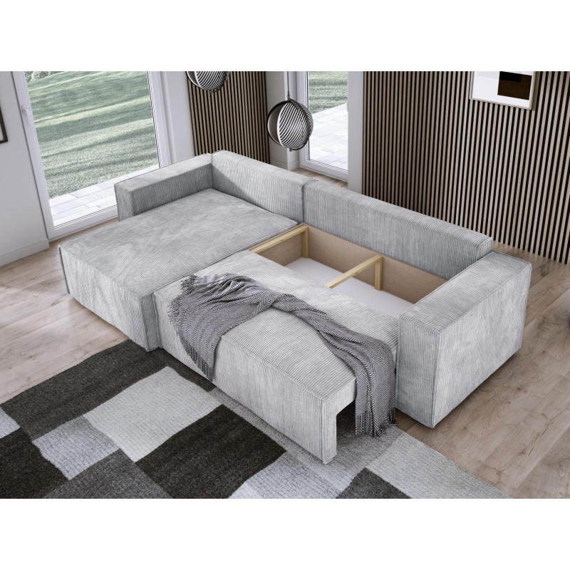 POSO XL Left-Hand Corner Set with Standalone Cushions in POSO 110 Fabric - Versailles Edition POSO XL Left-Hand Corner Set with Standalone Cushions in POSO 110 Fabric - Versailles Edition