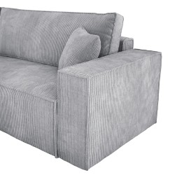 POSO XL Left-Hand Corner Set with Standalone Cushions in POSO 110 Fabric - Versailles Edition POSO XL Left-Hand Corner Set with Standalone Cushions in POSO 110 Fabric - Versailles Edition
