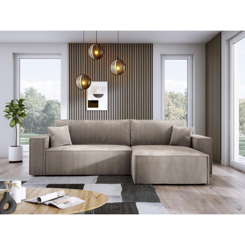 POSO XL Right-Handed Corner Set with Free-Standing Cushions in POSO 02 Fabric by WERSAL POSO XL Right-Handed Corner Set with Free-Standing Cushions in POSO 02 Fabric by WERSAL