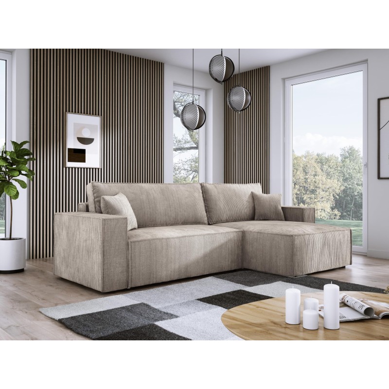 POSO XL Right-Handed Corner Set with Free-Standing Cushions in POSO 02 Fabric by WERSAL POSO XL Right-Handed Corner Set with Free-Standing Cushions in POSO 02 Fabric by WERSAL