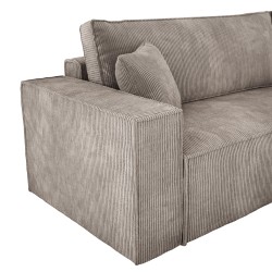 POSO XL Right-Handed Corner Set with Free-Standing Cushions in POSO 02 Fabric by WERSAL POSO XL Right-Handed Corner Set with Free-Standing Cushions in POSO 02 Fabric by WERSAL