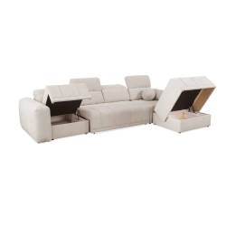 Luxor XII Corner Sofa with Sleeping Function - an elegant and practical piece of furniture for your home