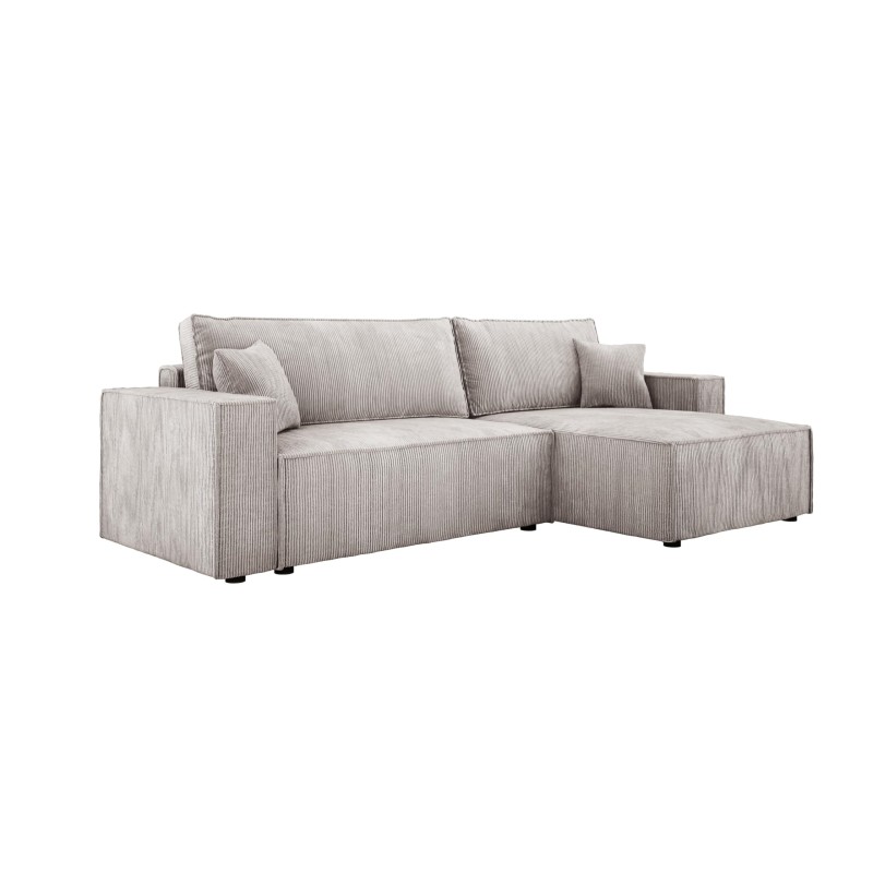POSO XL Right-Hand Corner Set with Free-Standing Cushions in POSO 100 Versailles Fabric