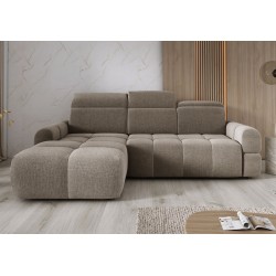 MATEO L Free-Standing Left-Hand Corner Sofa in Camel Memphis 05 Fabric by WERSAL MATEO L Free-Standing Left-Hand Corner Sofa in Camel Memphis 05 Fabric by WERSAL