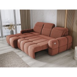 MATEO L Free-Standing Left-Handed Corner Sofa in Copper Memphis 09 Fabric - VERSAILLES Edition MATEO L Free-Standing Left-Handed Corner Sofa in Copper Memphis 09 Fabric - VERSAILLES Edition
