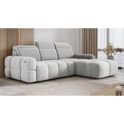 MATEO L Free-standing Right-hand Corner Sofa in Memphis 16 Fabric - Broken White WERSAL Edition MATEO L Free-standing Right-hand Corner Sofa in Memphis 16 Fabric - Broken White WERSAL Edition