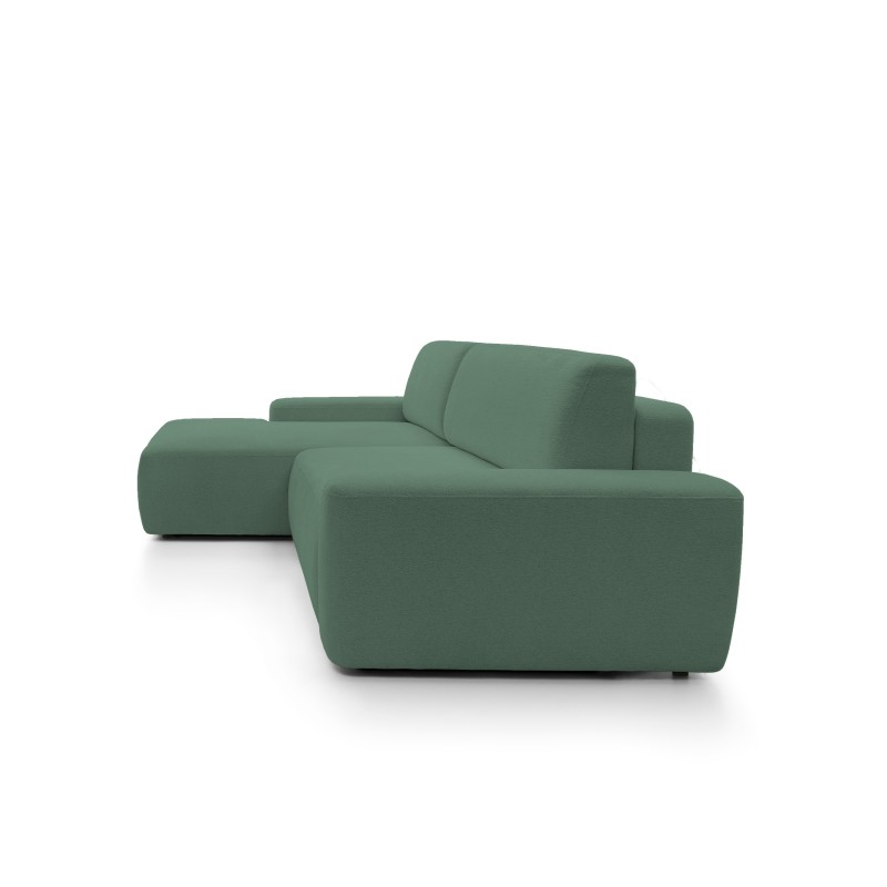 SAVIO Left-Handed Corner Sofa with Electric Adjustment, Free-Standing in KANSAS 15 Grey Fabric by Stork Furniture SAVIO Left-Handed Corner Sofa with Electric Adjustment, Free-Standing in KANSAS 15 Grey Fabric by Stork Furniture