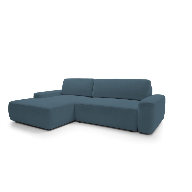 SAVIO Left-hand Corner Sofa with Electric Adjustment, Free-standing in KANSAS 17 Anthracite Fabric by Stork Furniture SAVIO Left-hand Corner Sofa with Electric Adjustment, Free-standing in KANSAS 17 Anthracite Fabric by Stork Furniture
