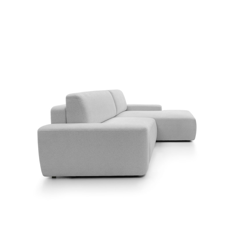 SAVIO Left-Handed Corner Sofa with Electric Adjustment, Free-Standing in KANSAS 18 Cherry Fabric by Stork Furniture SAVIO Left-Handed Corner Sofa with Electric Adjustment, Free-Standing in KANSAS 18 Cherry Fabric by Stork Furniture