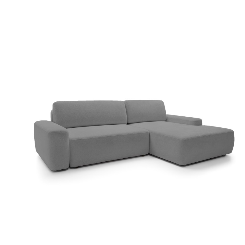 SAVIO Left-Handed Corner Sofa with Electric Adjustment in Free-Standing KANSAS 22 Green Fabric by Stork Furniture SAVIO Left-Handed Corner Sofa with Electric Adjustment in Free-Standing KANSAS 22 Green Fabric by Stork Furniture