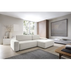 SAVIO Left-Handed Corner Sofa with Electric Adjustment, Free-Standing in KANSAS 23 Blue Fabric by Stork Furniture SAVIO Left-Handed Corner Sofa with Electric Adjustment, Free-Standing in KANSAS 23 Blue Fabric by Stork Furniture