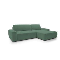 SAVIO Right-Handed Standalone Corner Sofa with Electric Adjustment in KANSAS 08 Cappuccino Fabric by Stork Furniture SAVIO Right-Handed Standalone Corner Sofa with Electric Adjustment in KANSAS 08 Cappuccino Fabric by Stork Furniture