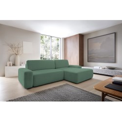 SAVIO Right-Handed Standalone Corner Sofa with Electric Adjustment in KANSAS 08 Cappuccino Fabric by Stork Furniture SAVIO Right-Handed Standalone Corner Sofa with Electric Adjustment in KANSAS 08 Cappuccino Fabric by Stork Furniture