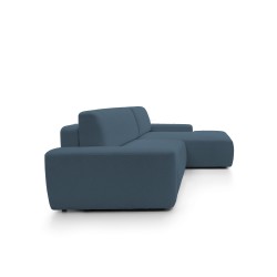 SAVIO Right-Hand Corner with Electric Adjustment, Freestanding KANSAS 12 Ash Fabric by Stork Furniture SAVIO Right-Hand Corner with Electric Adjustment, Freestanding KANSAS 12 Ash Fabric by Stork Furniture