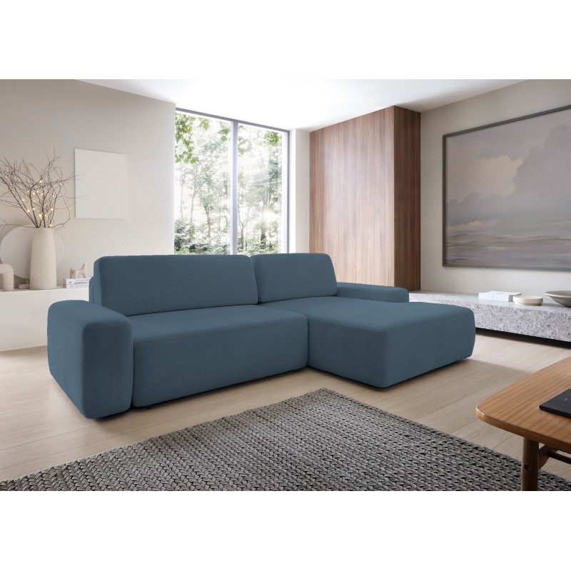 SAVIO Right-Hand Corner with Electric Adjustment, Freestanding KANSAS 12 Ash Fabric by Stork Furniture SAVIO Right-Hand Corner with Electric Adjustment, Freestanding KANSAS 12 Ash Fabric by Stork Furniture