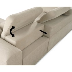 Luxor XII Ecksofa mit Schlaffunktion - elegantes und praktisches Möbelstück für Ihr Zuhause
