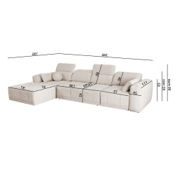 Luxor XII Ecksofa mit Schlaffunktion - elegantes und praktisches Möbelstück für Ihr Zuhause Luxor XII Ecksofa mit Schlaffunktion - elegantes und praktisches Möbelstück für Ihr Zuhause