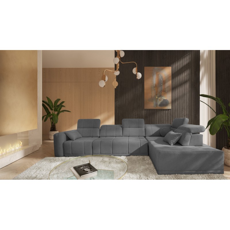 Luxor XI corner sofa with sleeping function, fabric Wind 05 Luxor XI corner sofa with sleeping function, fabric Wind 05