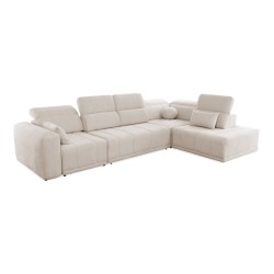 Ecksofa Luxor XI mit Schlaffunktion Stoff Wind 05