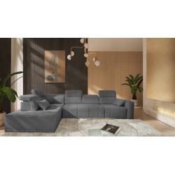 Naroznik Luxor XI z funkcją spania tkanina Wind 05