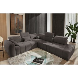 Кутовий диван Luxor IX з функцією сну тканина Wind 05