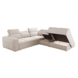 Narożnik Luxor IX z funkcją spania tkanina Wind 05