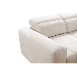 Ecksofa Luxor IX mit Schlaffunktion Stoff Wind 05