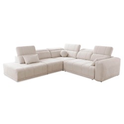 Luxor IX Corner Sofa with Sleeping Function, Fabric Wind 05
