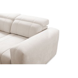 Ecksofa Luxor IX mit Schlaffunktion Stoff Wind 05